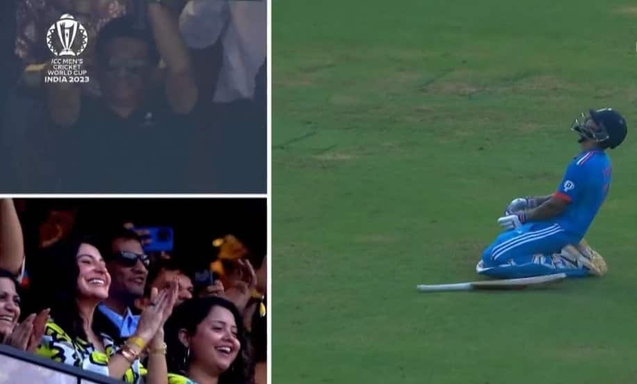 [Watch] Anushka Sharma Throws Flying Kisses After Virat Kohli's 50th ODI Century