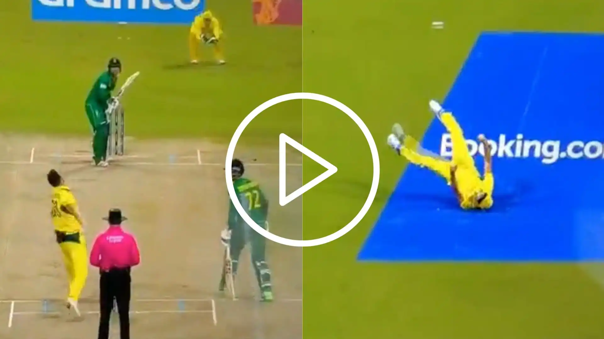 [Watch] Cummins Grabs A 'Skier' As De Kock Fails To Deliver At Big Stage; Hazlewood Strikes