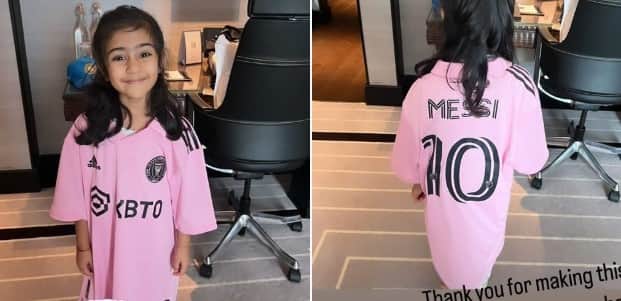 Rohit Sharma's Daughter Samaira Delights Fans By Wearing Lionel Messi's Inter Miami Jersey