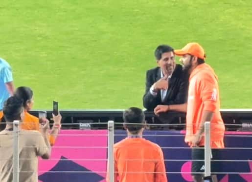 Life Comes Full Circle As Srikkanth Clicks Pic With Rohit Before World Cup Final