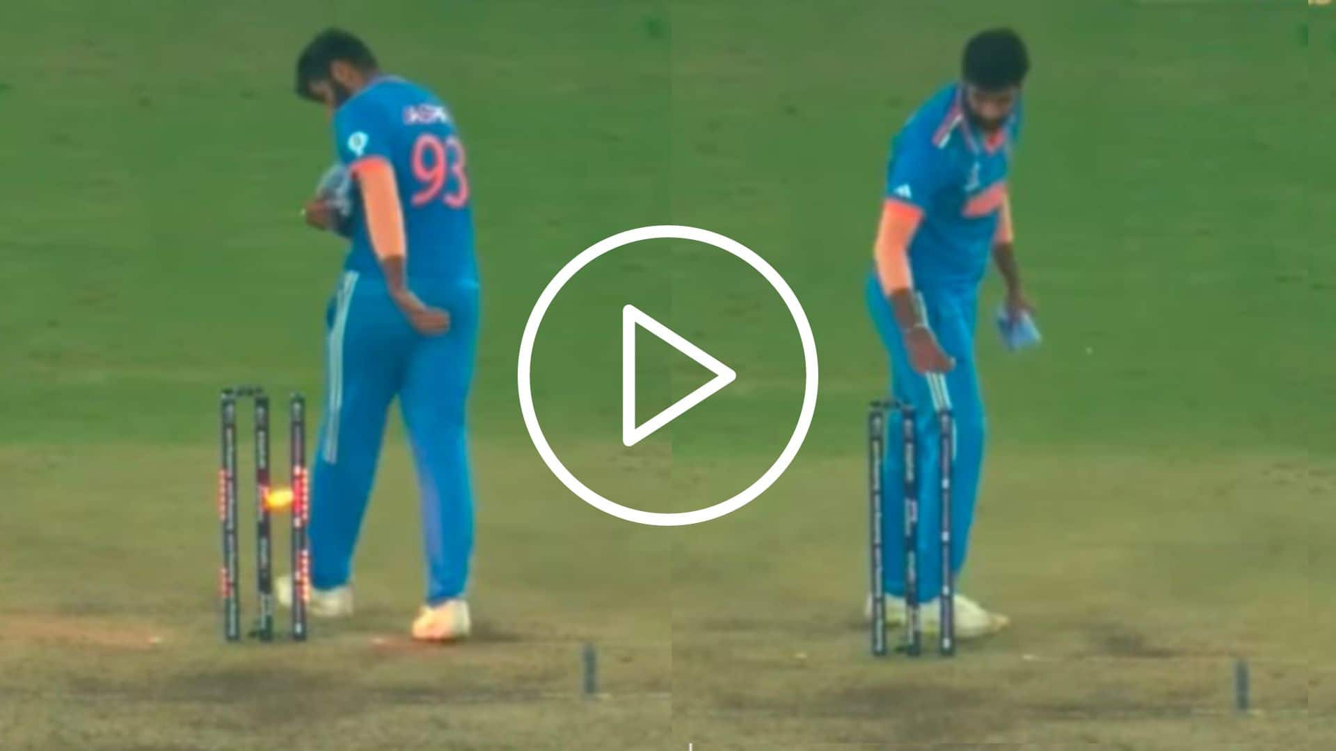 [Watch] Jasprit Bumrah Temporarily Loses Cool, Dislodges Bail in Anger During World Cup 2023 Final