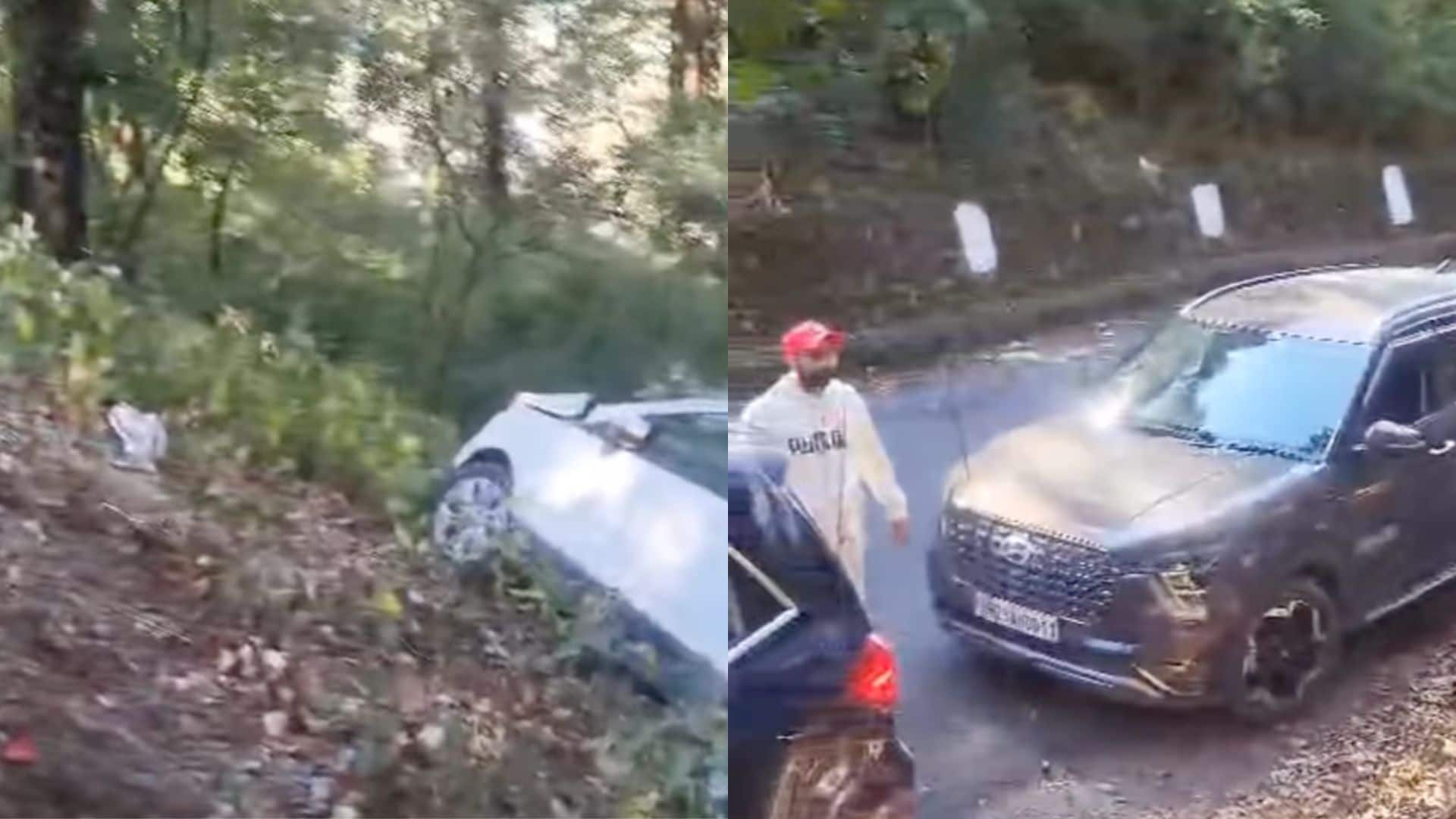 [Watch] Mohammed Shami Rescues Car Accident Victim Near Nainital