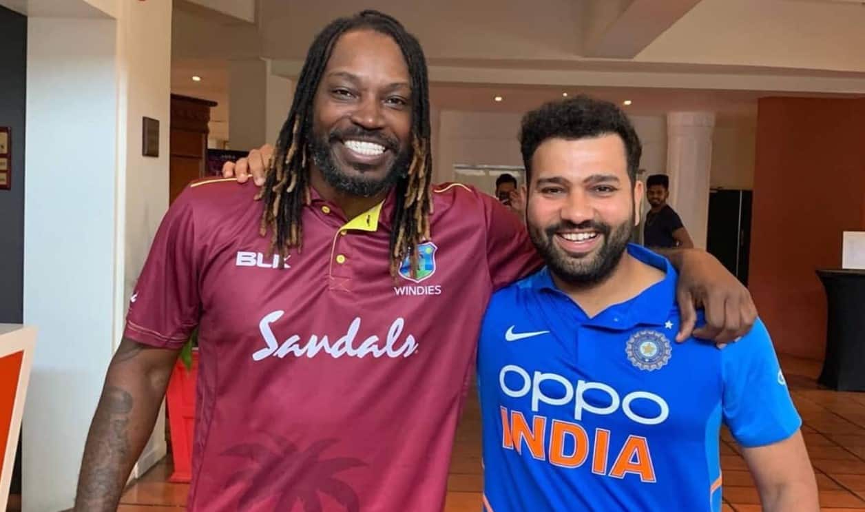 'He Is One Who Destroys..'- Chris Gayle Commends Rohit Sharma's Power-Hitting