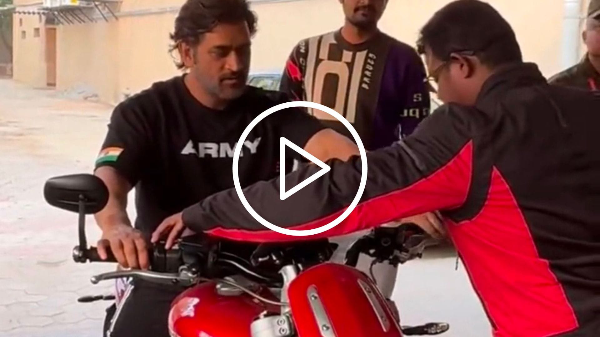 [Watch] MS Dhoni Reinforces Love For Bikes During Holiday