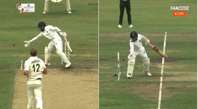 [Watch] Mushfiqur Becomes First Bangladesh Batter Dismissed Obstructing The Field