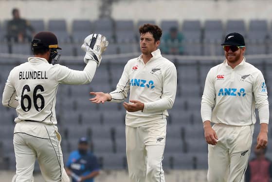 BAN vs NZ | Phillips, Santner Come To Rescue As New Zealand Level Test Series In Dhaka