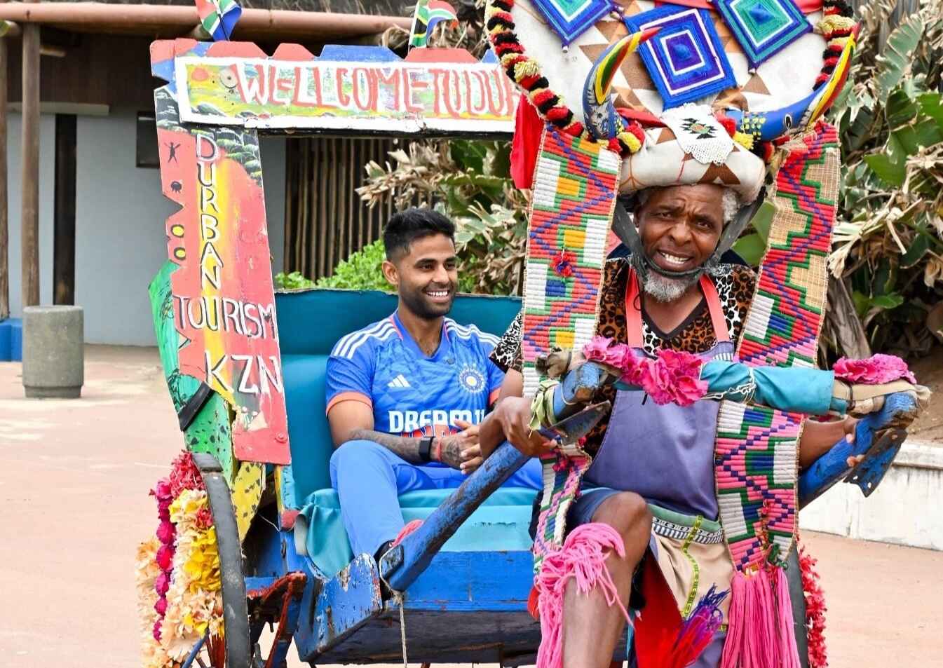 Suryakumar Yadav, Aiden Markram Open South African Tour With A Fun Rickshaw Ride