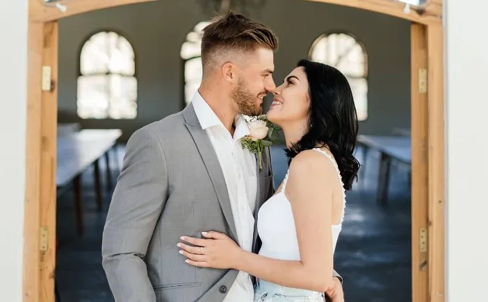 Aiden Markram with his wife Nicole Danielle O'Connor (Instagram)