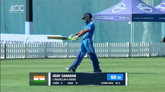 Who Is Uday Saharan? India's U19 Captain for ICC World Cup 2024