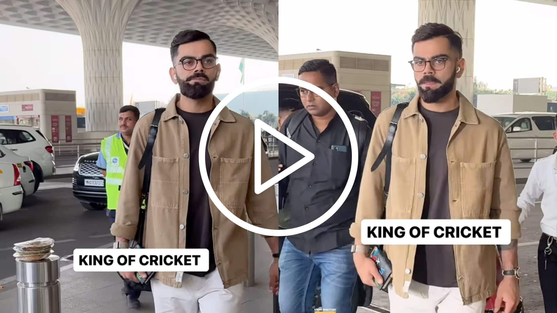 [Watch] Virat Kohli Departs For South Africa For India’s Upcoming Test Series | cricket.one