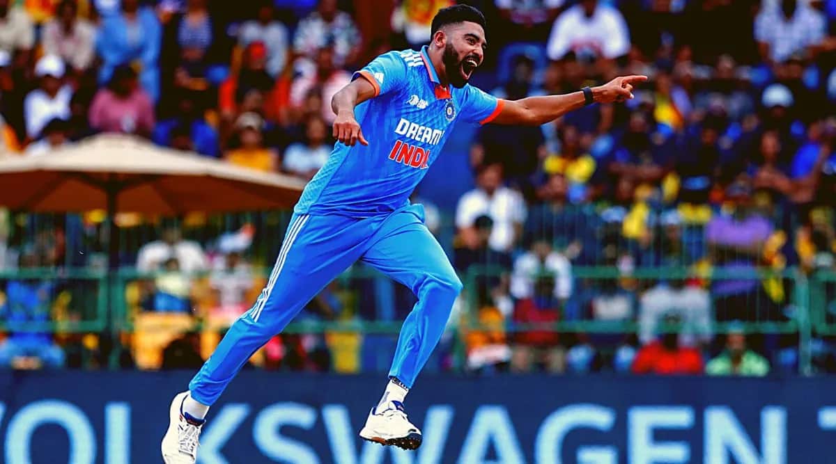 Mohammed Siraj during Asia Cup 2023 final (AP)