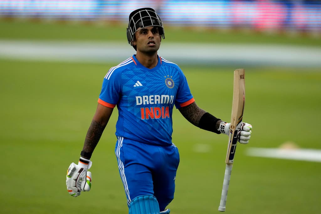 Suryakumar Yadav To Miss Afghanistan T20Is With Ankle Tear