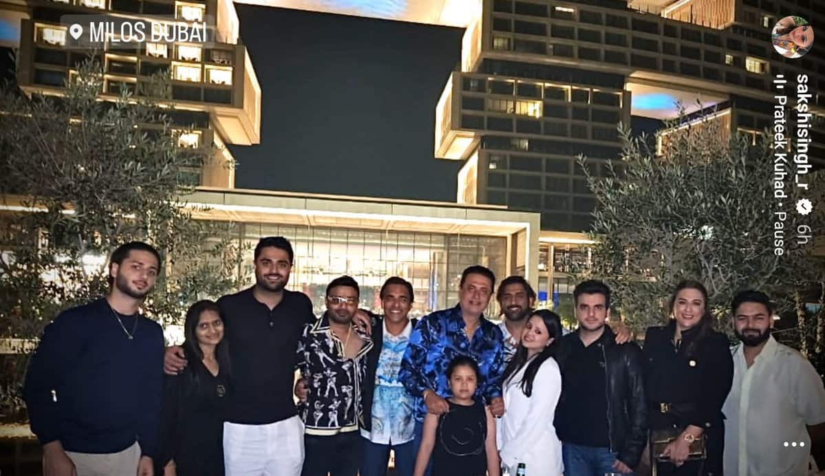 Rishabh Pant Parties With MS Dhoni In Dubai (Check Pics)