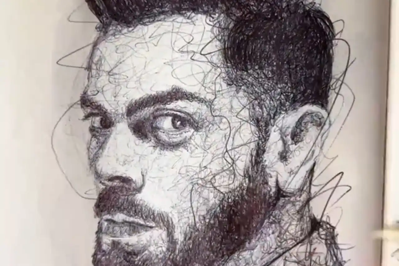 [Watch] Norway-Based Artist Draws Beautiful Sketch Of Virat Kohli