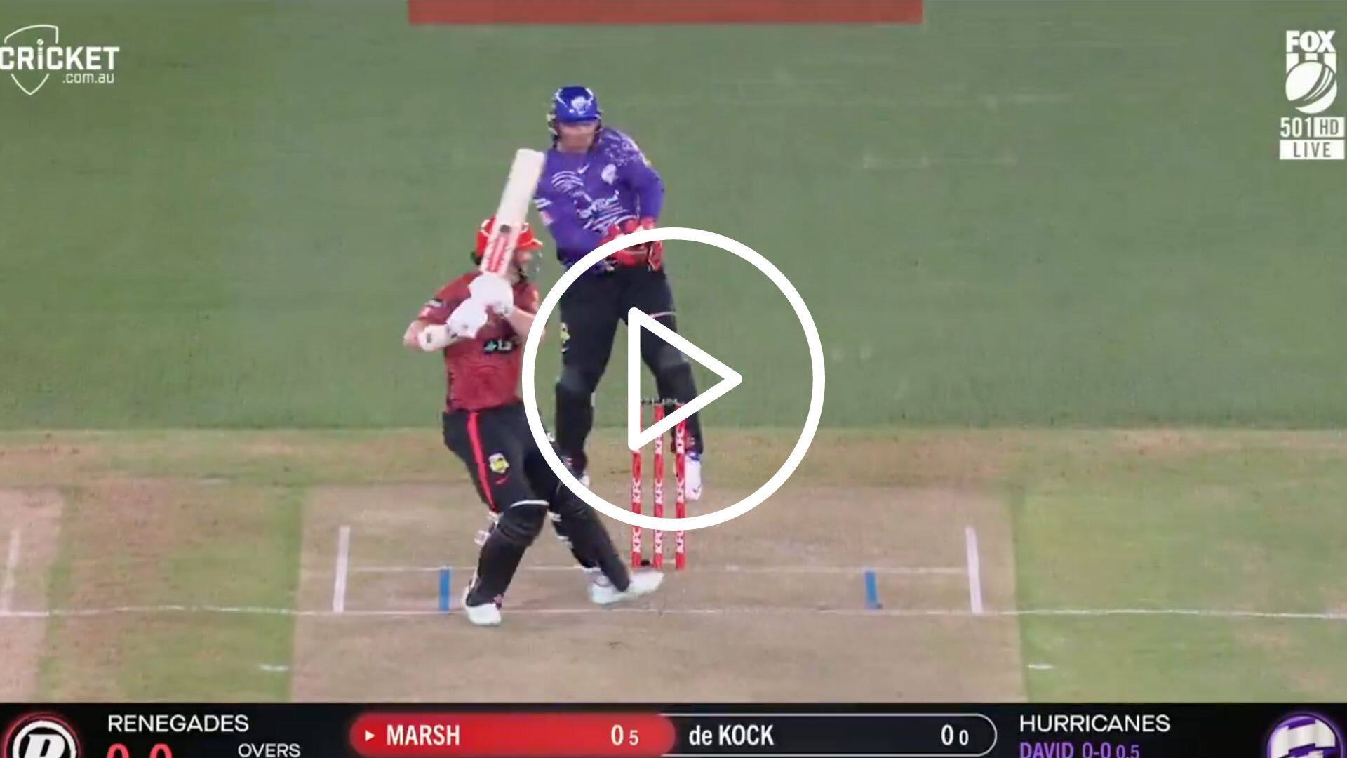 [Watch] MI Star Stuns Shaun Marsh With His Part-Timers In BBL 2023-24