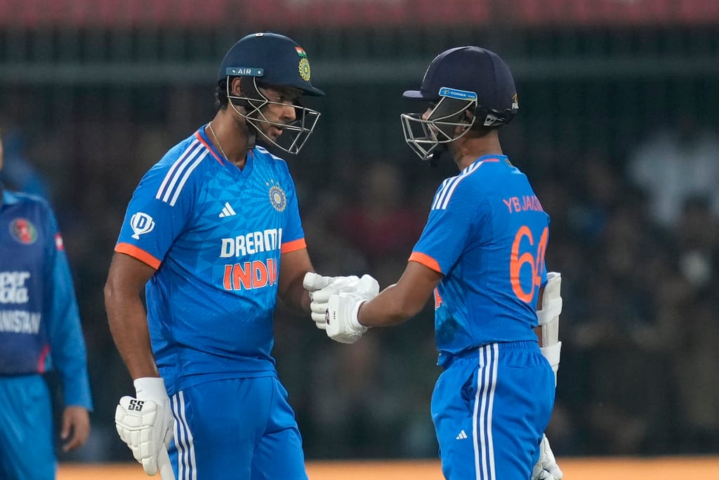 Jaiswal & Dube Likely To Get BCCI Contracts Following Impressive Show In AFG T20Is