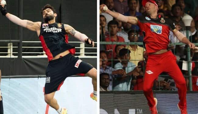 When AB de Villiers Perfected Virat Kohli's 'Superman Save' In IPL 2018