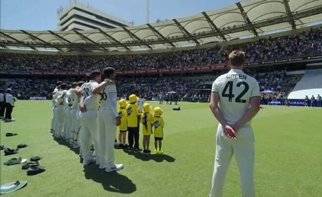 'COVID-19 Positive' Cam Green Takes 'Gully Approach' During AUS Vs WI National Anthem