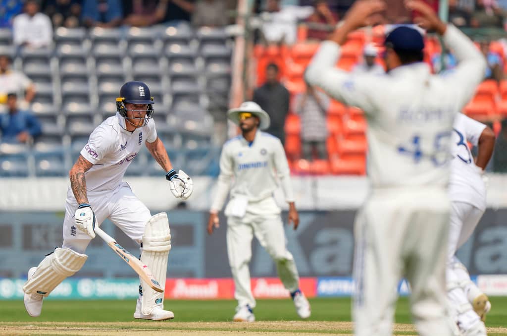 Ben Stokes' Bazball-Esque 50 Takes ENG To A Fighting Score In Hyderabad's Test 1st Innings
