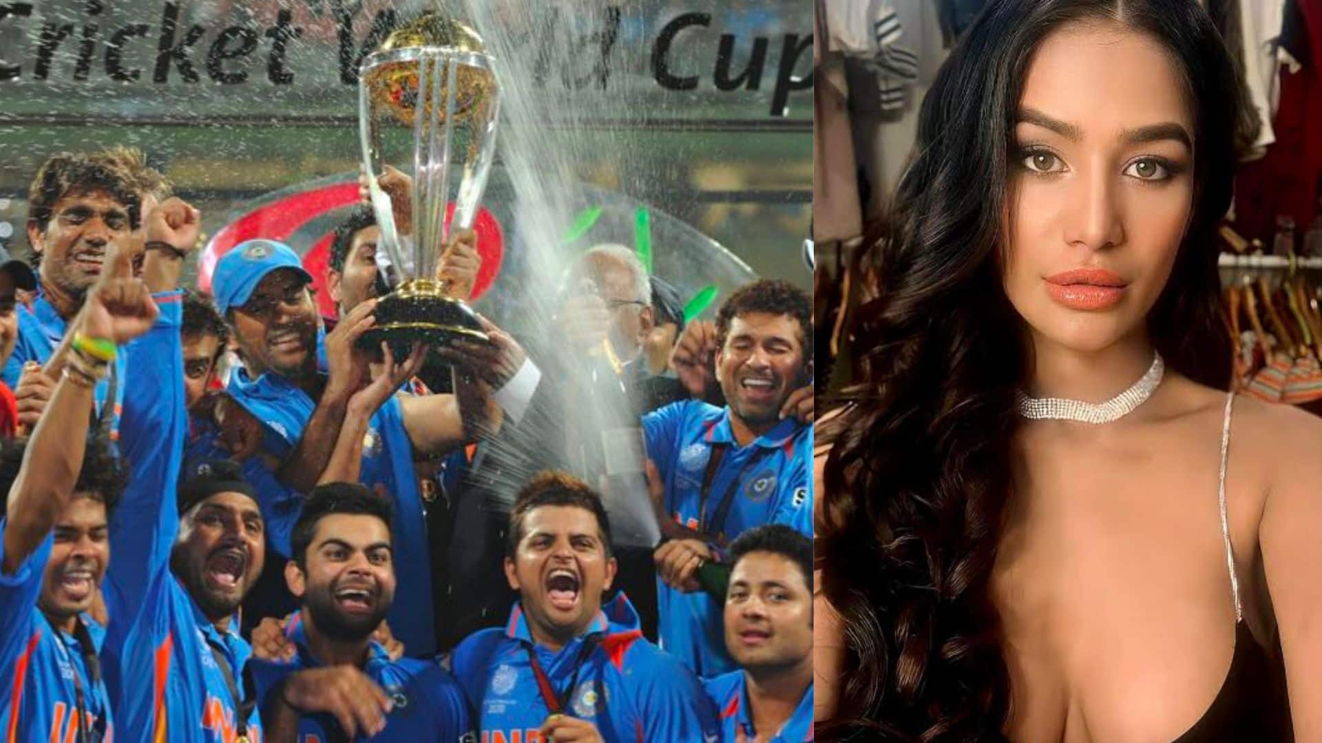 When Poonam Pandey Grabbed Eyeballs Prior To MS Dhoni & Co's World Cup Triumph