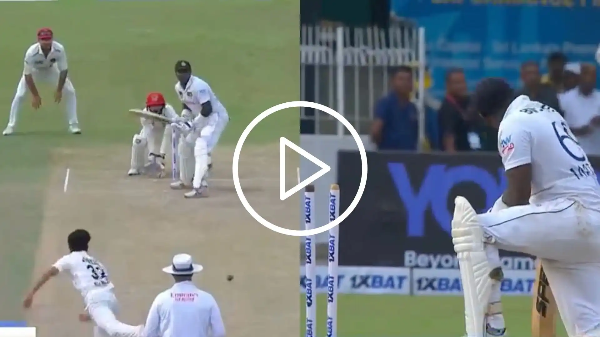 Watch Angelo Mathews Gets Hit Wicket Out On A Nothing Ball After
