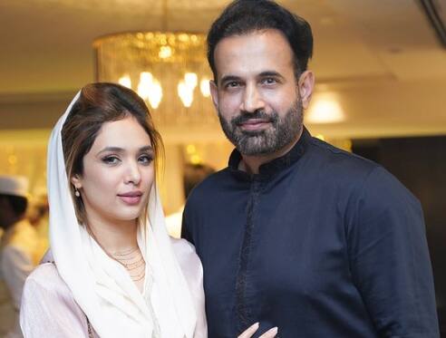 Irfan Pathan Unveils Wife Safa Baig's Face On 8th Wedding Anniversary; Picture Goes Viral