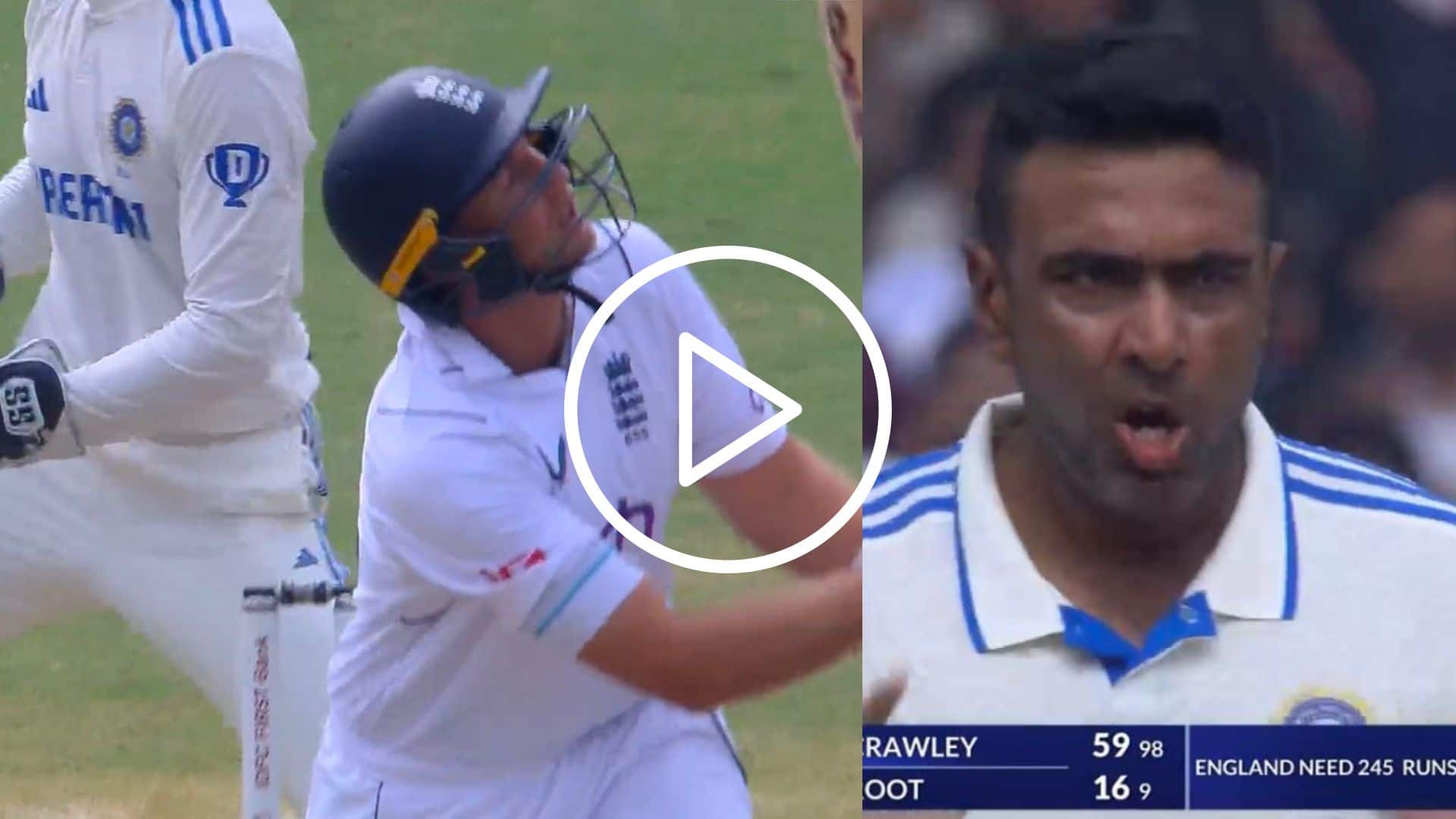 [Watch] Ravi Ashwin Gets Joe Root Off A Shocking Hoick; Inches Away Off 500th Test Wicket