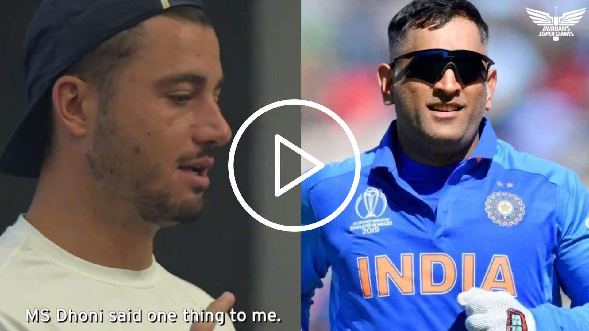 [Watch] 'MS Said One Thing..'- Stoinis Shares Dhoni's Magical Advice Before SA20 Playoffs