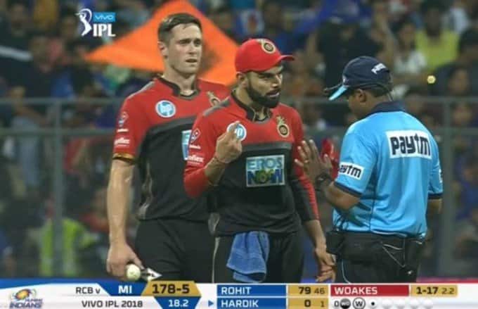 [Watch] When Virat Kohli Confronted Umpires Over Hardik Pandya's Dismissal In IPL