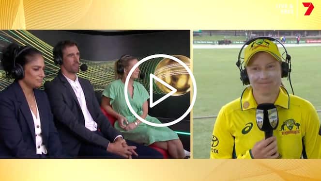 [Watch] Alyssa Healy Engages In Funny Banter With 'Interviewer' Husband Mitchell Starc