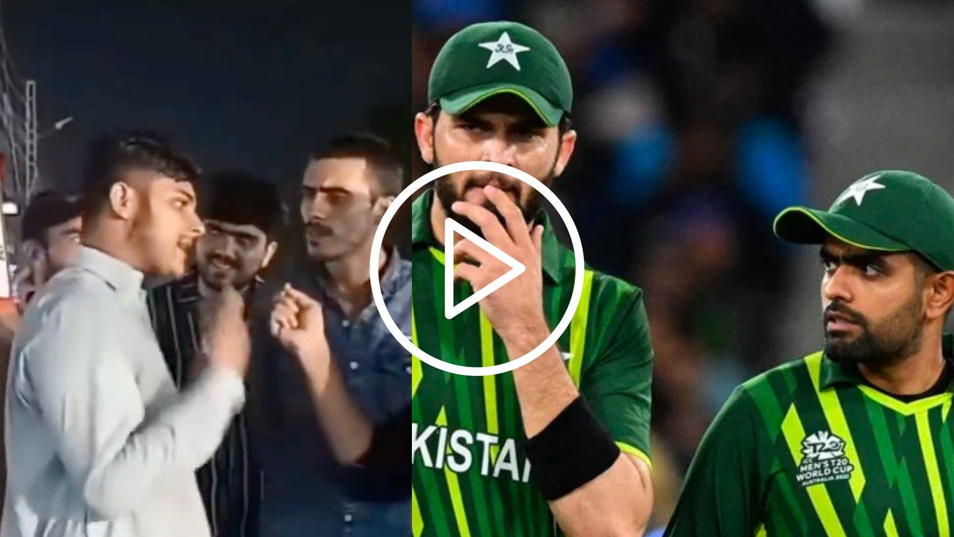 [Watch] Babar Azam, Shaheen Afridi Fans Engaged In A Verbal War; Video Goes Viral
