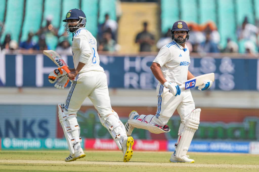 Rohit-Jadeja Record 1st Century Stand For India In 2024 England Tests