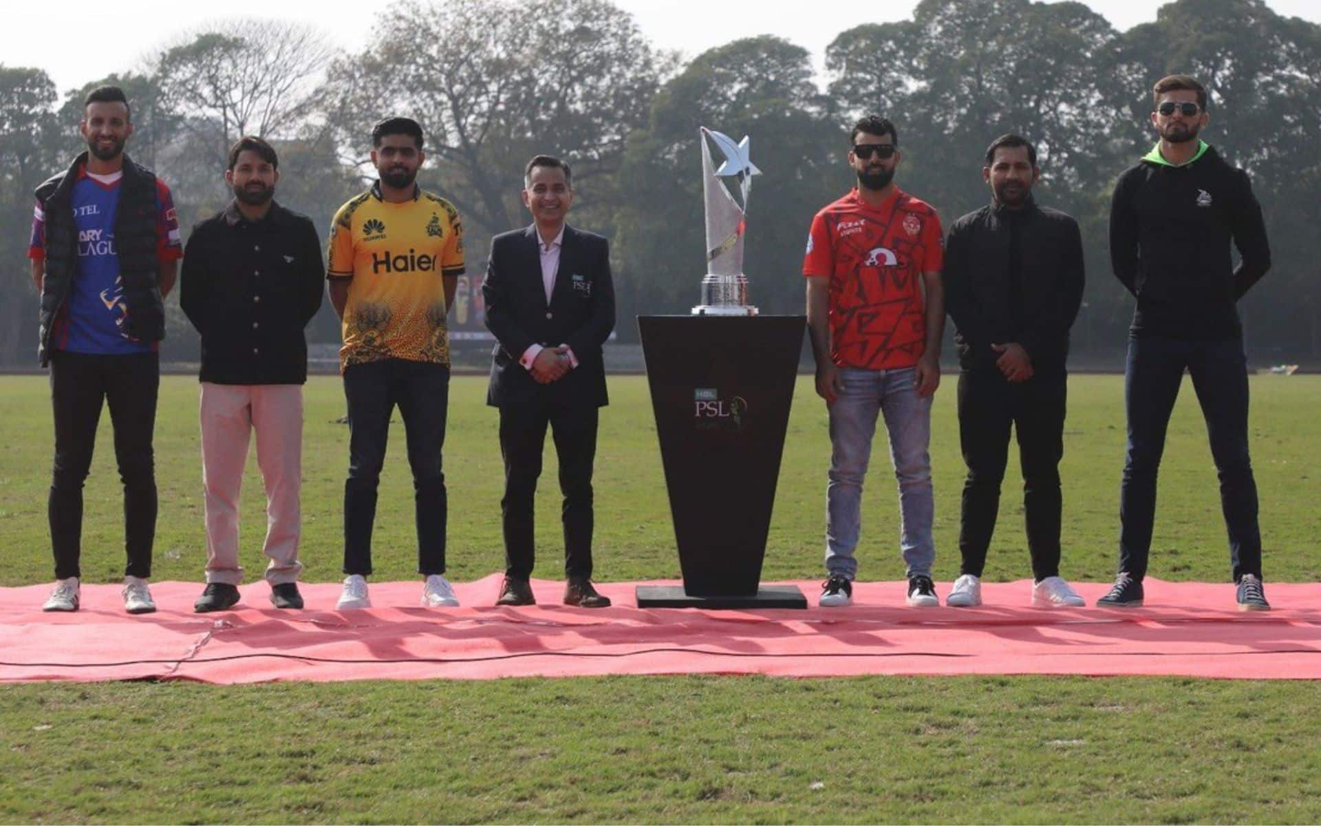 Pakistan Super League captains (X.COM)