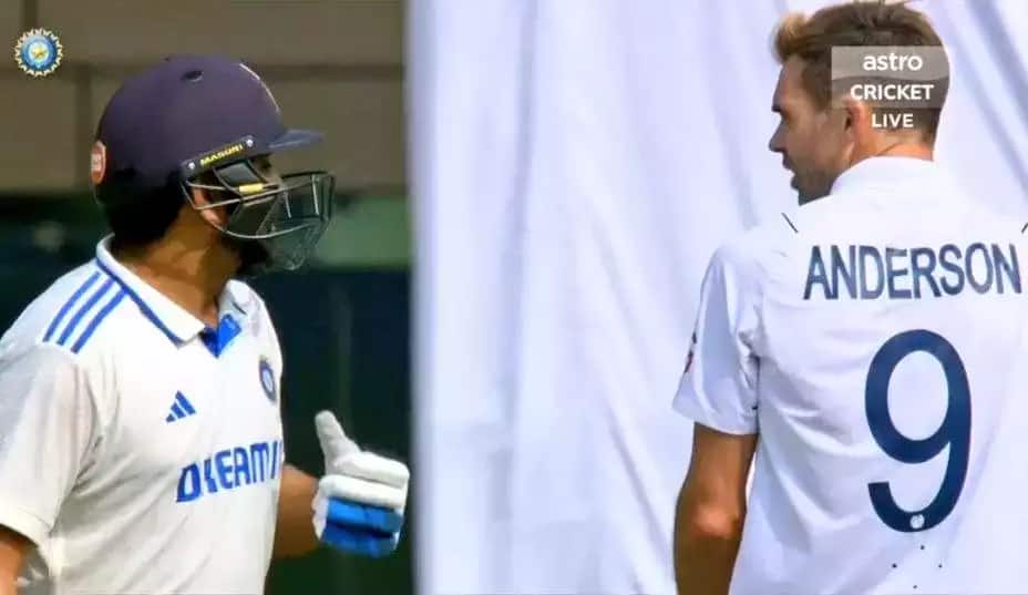 James Anderson Exchanges 'Heated Words' With Rohit Sharma After A Runout Chance On Day 4