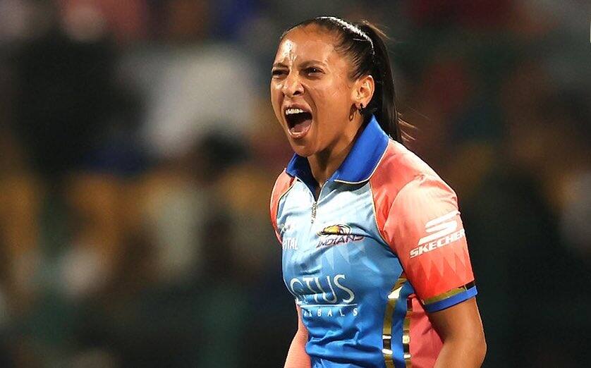 Shabnim Ismail has been the star for the Mumbai Indians in WPL 2024 (Source: x.com)