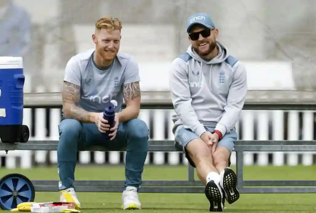 Ben Stokes & Brendon McCullum (Twitter)
