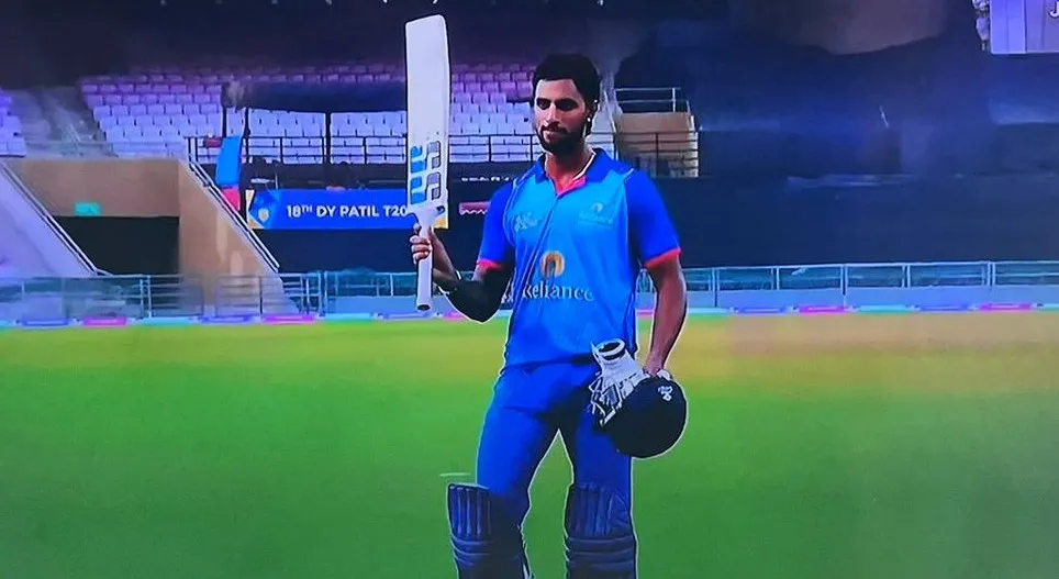 Mumbai Indians Star Tilak Varma during DY Patil T20 Cup 2024 [x.com]