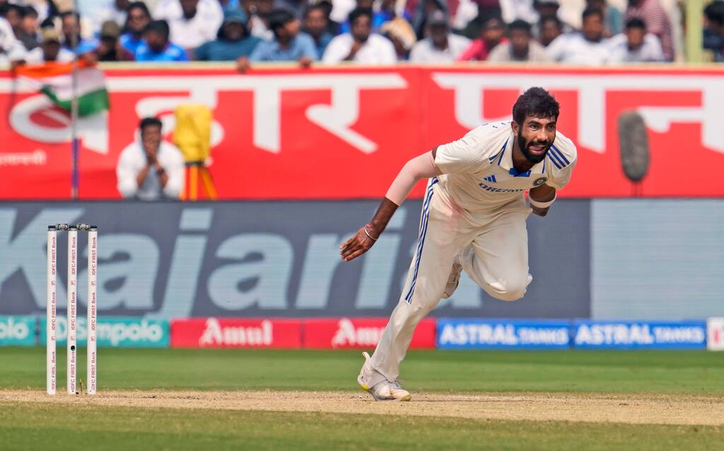 Jasprit Bumrah in action vs England (AP)