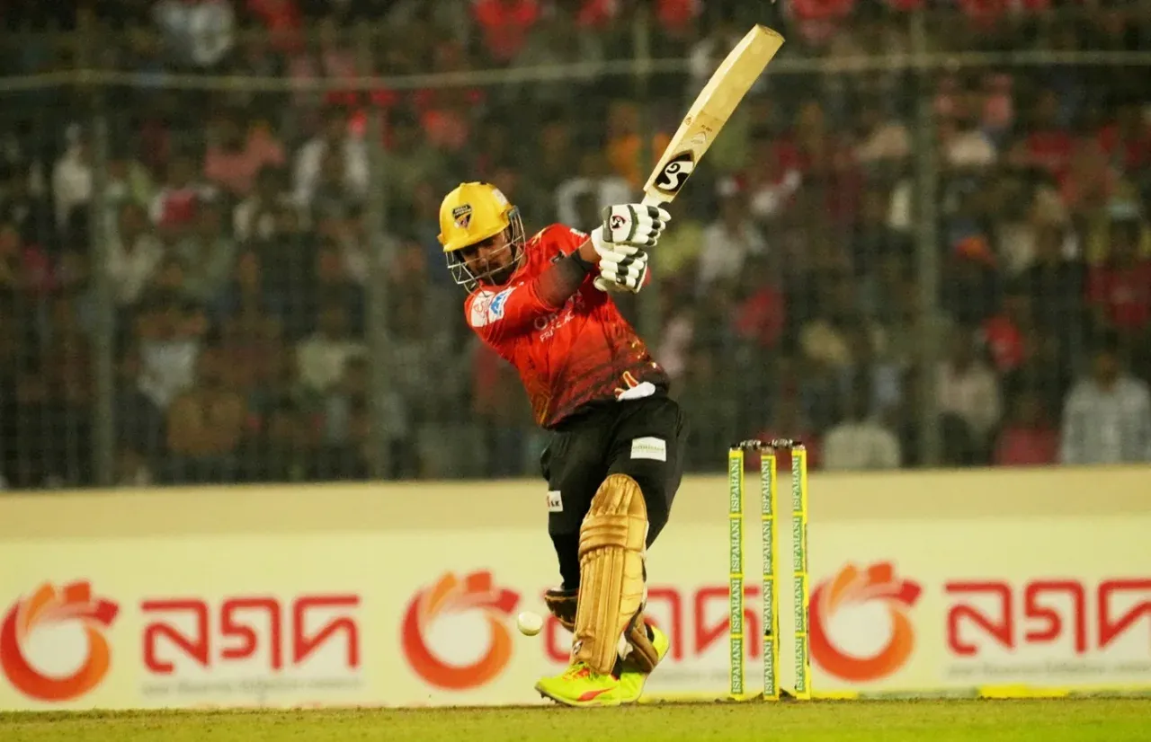 Comilla Victorians captain Litton Das in action in BPL 2024 [X.com]