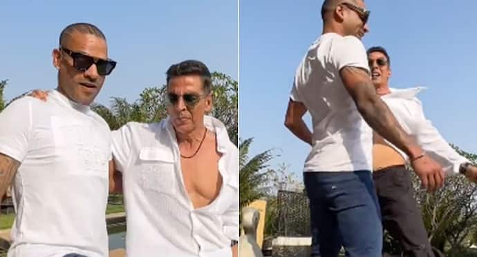 [Watch] Shikhar Dhawan Shows Off Dance Moves With Mr Khiladi In A LOL Video