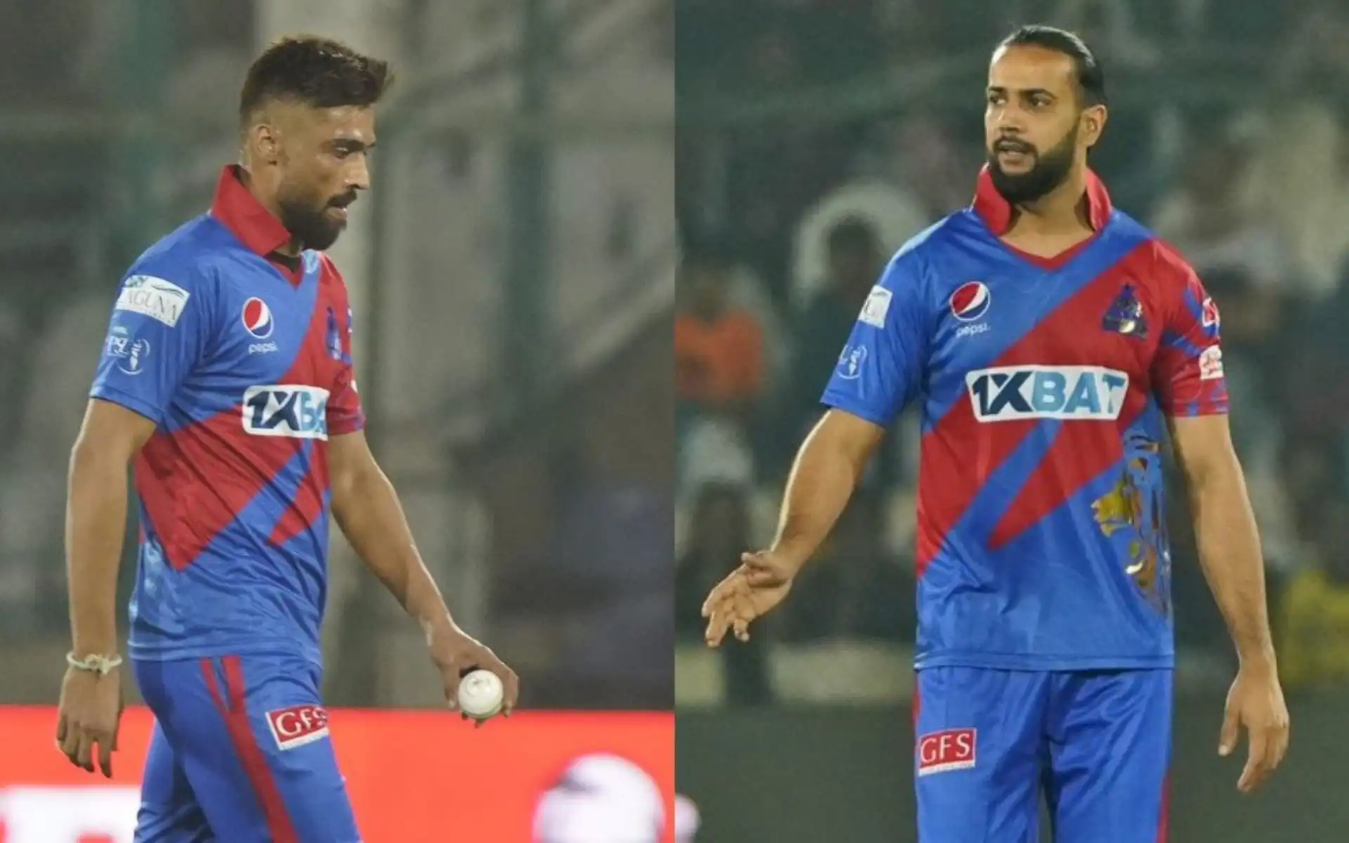 Mohammad Amir (L) had been dropped from Gladiators' playing XI [X.com]