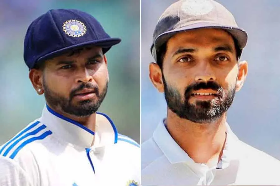 Shreyas Iyer and Ajinkya Rahane (X.com)