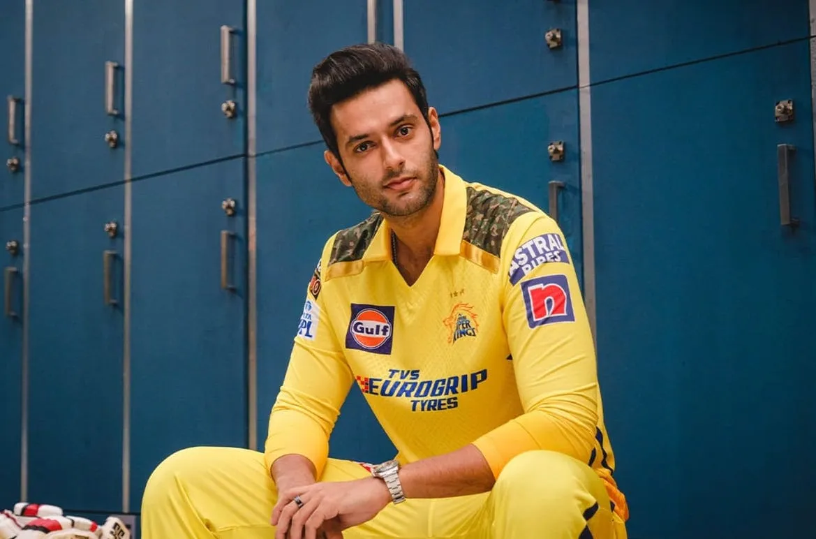 Shivam Dube in CSK colours (X.com)