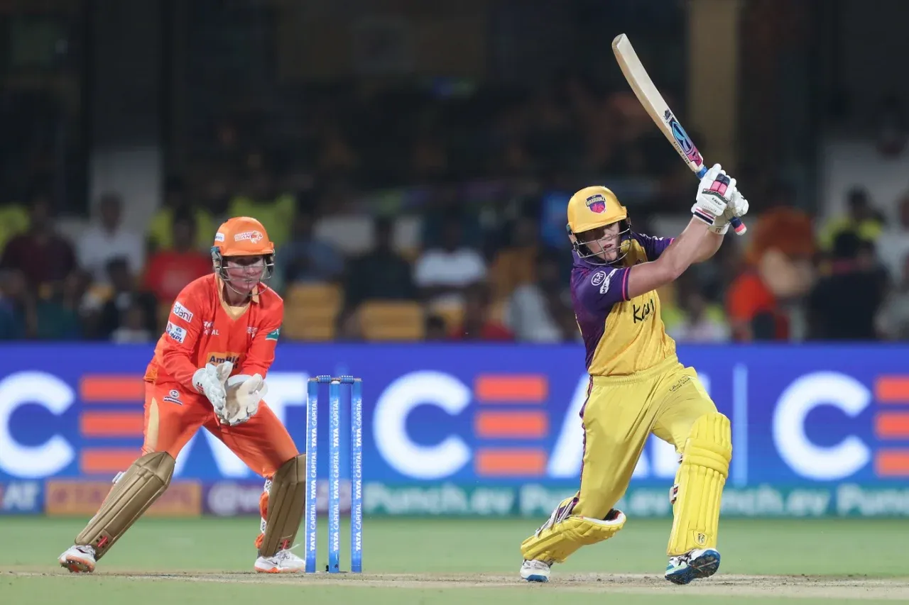 Grace Harris in action against Gujarat Giants in WPL 2024 (BCCI)