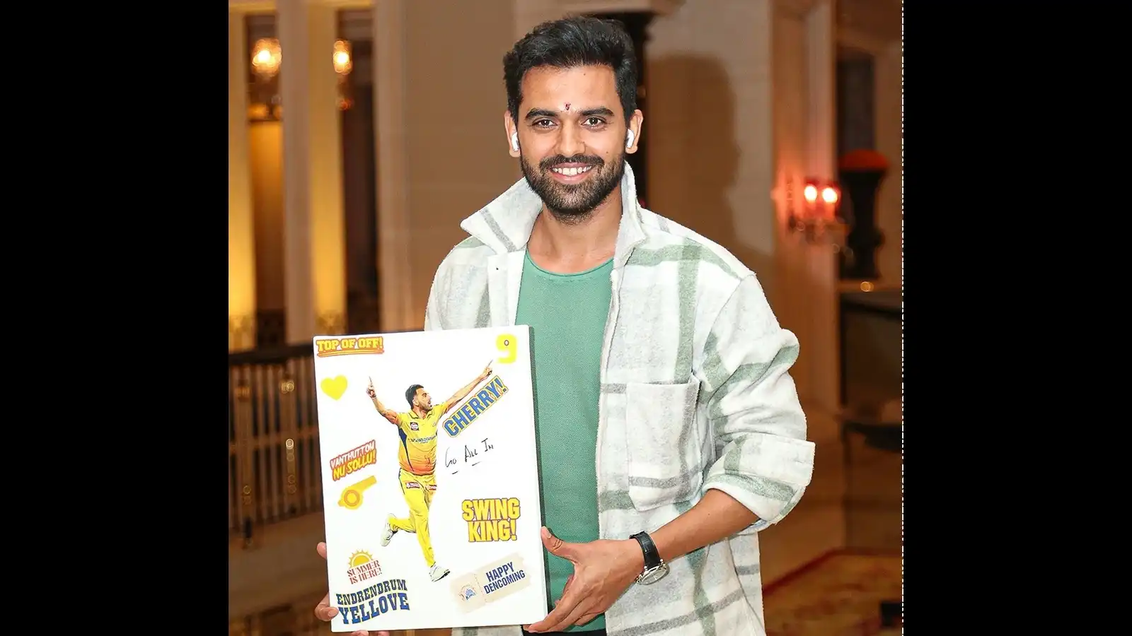 Deepak Chahar Leads CSK Training In The Absence Of MS Dhoni Ahead Of ...