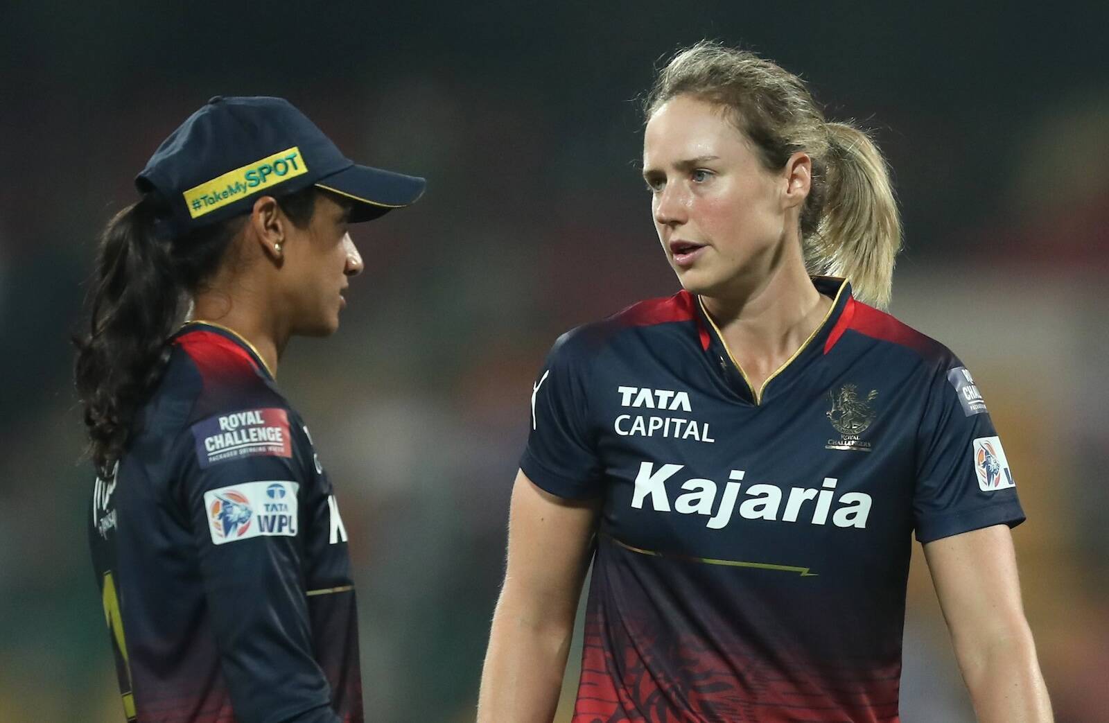 Perry and Mandhana during RCB vs MI in WPL 2024 [x.com]
