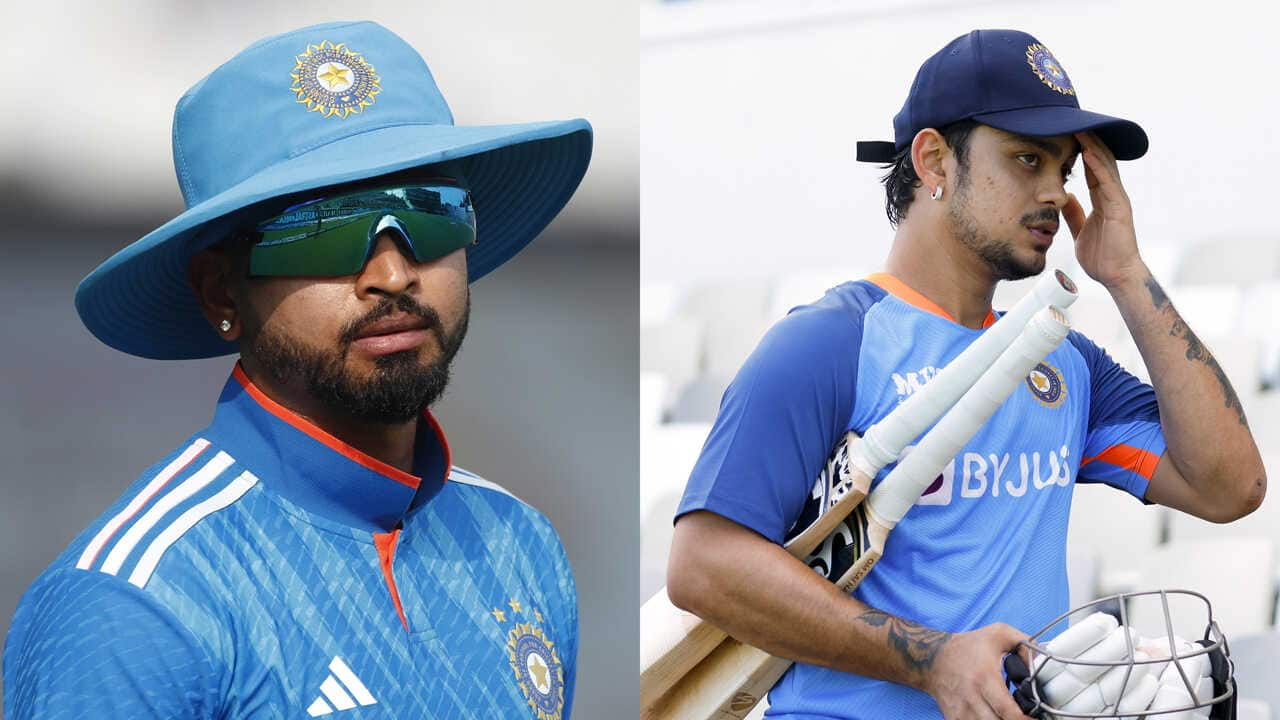 Shreyas Iyer and Ishan Kishan have been left out of the BCCI's annual contracts (X.com)