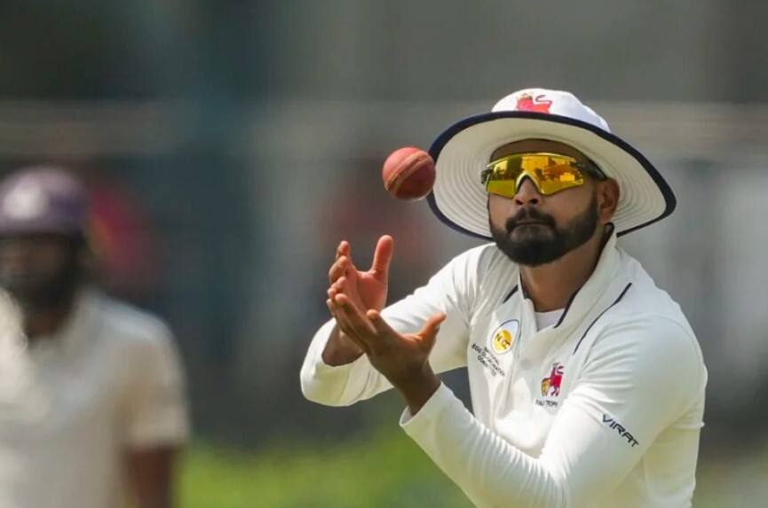 Shreyas Iyer during 2024 Ranji Trophy semifinal (x.com)