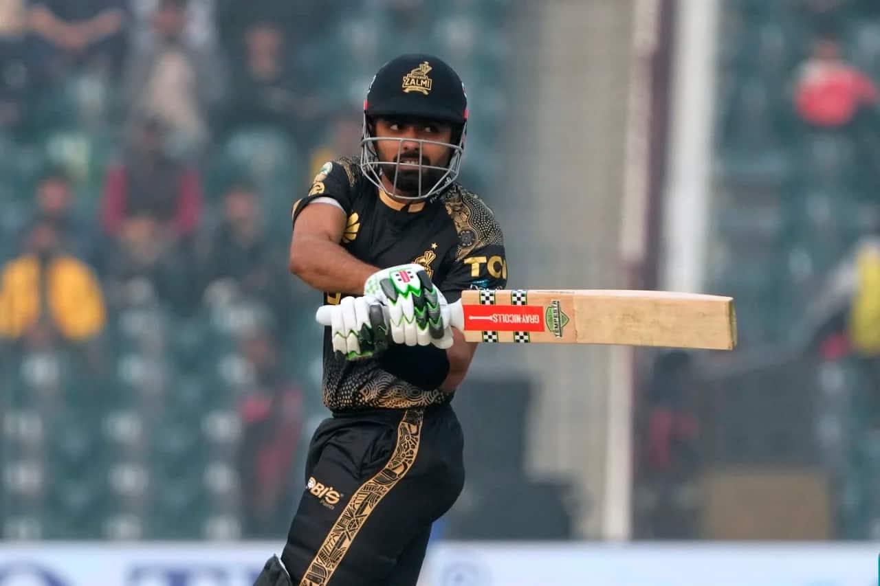 Babar Azam in action during PSL 2024 (AP)