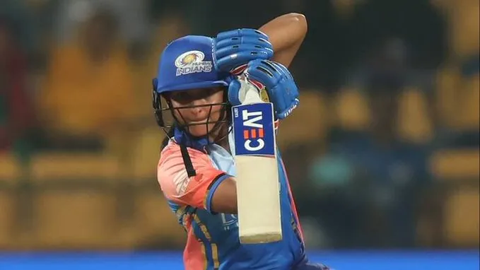 Harmanpreet Kaur in action. (X.Com)
